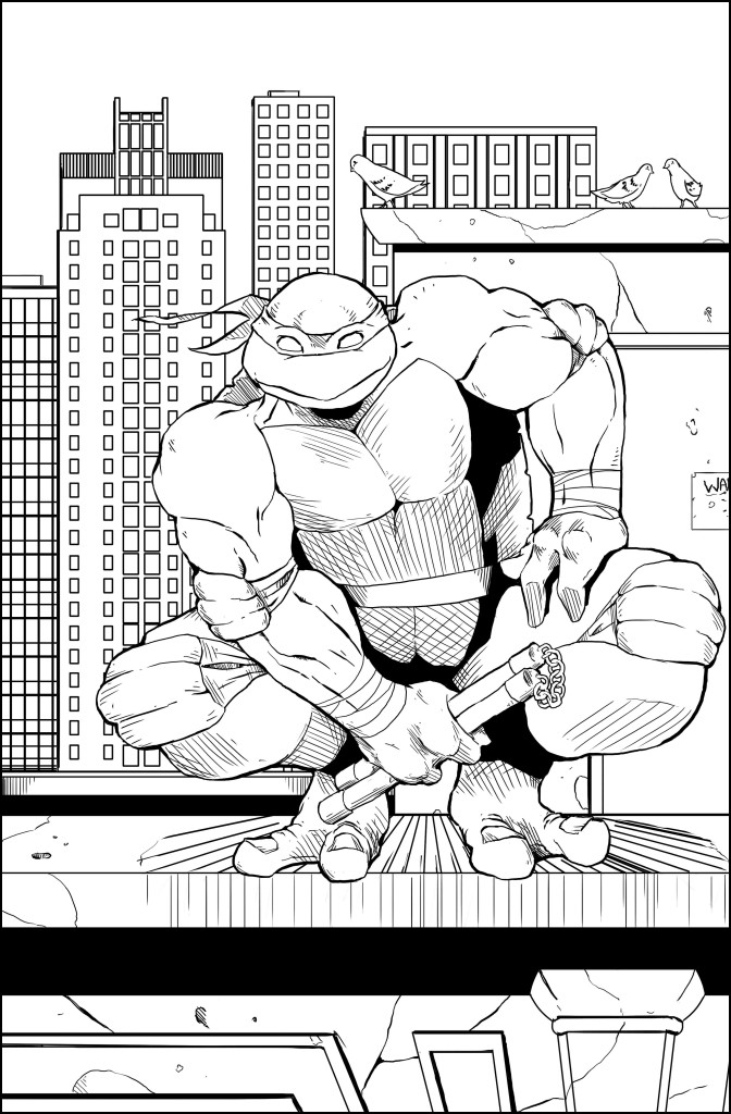 I wanted to do something with a city background. Next time I will have to do an action shot. Jesus, his head looks tiny. What do you think?