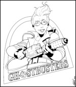 Finally got around to drawing something from the new Ghostbusters movie.
Such a fun movie, love the characters, and the new Proton Packs.